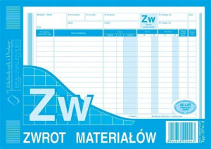 Druk 374-3 Zwrot Materiałów A5 Michalczyk Mip