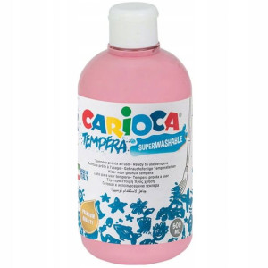 Farba Szkolna Tempera 500ml Różowa Carioca