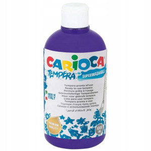 Farba Szkolna Tempera 500ml Fioletowa Carioca
