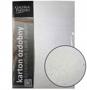 Papier Wizytówkowy Terrazzo Biały 20szt 220g Galer