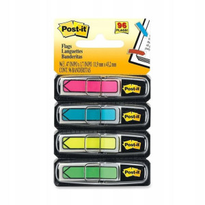 Zakładki Indeksujące Strzałki 4 Kol 96 Szt Post-it