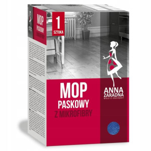 Mop Z Mikrofibry Paskowy 1szt Mix Kol Anna Zaradna