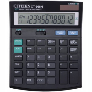 Kalkulator Biurowy Citizen Ct-666n 12-cyfrowy