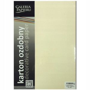 Papier Wizytówkowy Kratka Krem 20szt 230g Galeria
