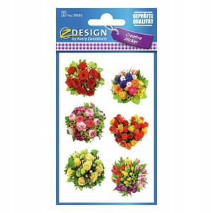 Naklejki Papierowe - Bukiety Z-design 54383