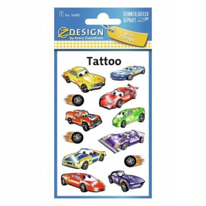 Tatuaże Zmywalne Dla Dzieci Auta Z-design 56685
