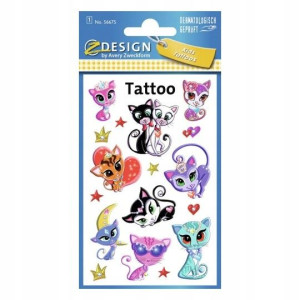 Tatuaże Zmywalne Dla Dzieci Koty Z-design 56675
