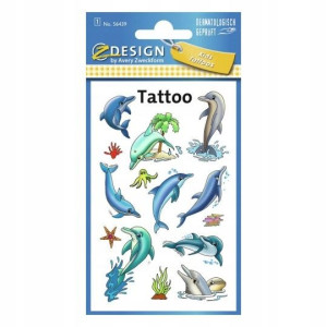 Tatuaże Zmywalne Dla Dzieci Delfiny Z-design 56439