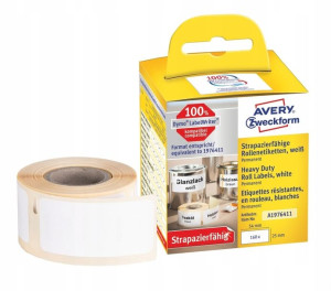 Etykiety W Rolce Heavy A1976411 25x54 Mm Avery