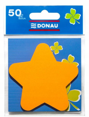 Karteczki Samoprzylepne Gwiazdka Pomarańcz Donau