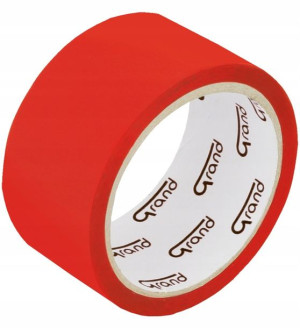 Taśma Klejąca Pakowa Czerwona 48 Mm X 50 M Grand
