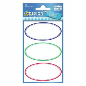 Naklejki Na Przetwory Owal 9 Szt Z-design 3742
