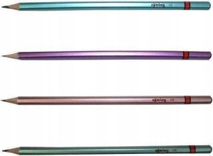 Ołówek Drewniany Metaliczny Rotring Hb