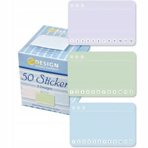 Naklejki Na Mrożonki Pastel 50 Szt Z-design 56822