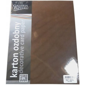 Papier Wizytówkowy Kraft Brązowy 20szt 275g Galeri