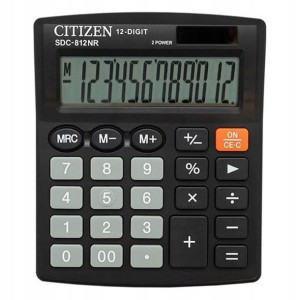 Kalkulator Biurowy Citizen Sdc-812nr 12-cyfrowy