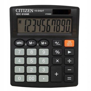 Kalkulator Biurowy Citizen Sdc-810nr 10-pozycyjny