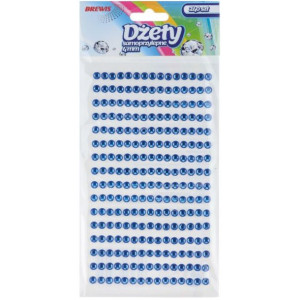 Dżety Samoprzylepne 4 Mm 240 Szt Niebieskie Brewis