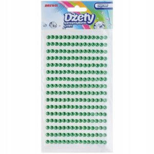 Dżety Samoprzylepne 4 Mm 240 Szt Zielone Brewis