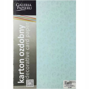Papier Wizytówkowy Róże Małe Błękitne 20szt 220g