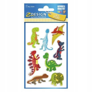 Naklejki Brokatowe - Dinozaury Z-design 57293