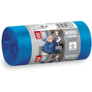 Worki Na Śmieci Z Uszami 35l 30szt Anna Zaradna