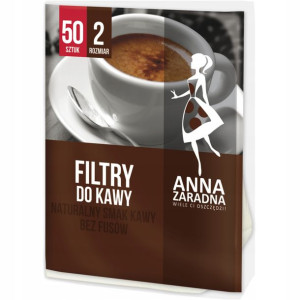 Filtry Do Kawy Rozmiar 2 50 Sztuk Anna Zaradna