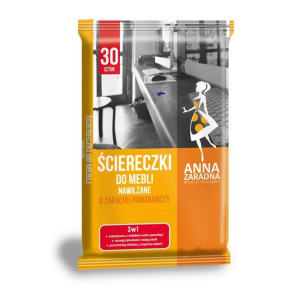 Ściereczki Nawilżane Do Mebli 30 Szt Anna Zaradna