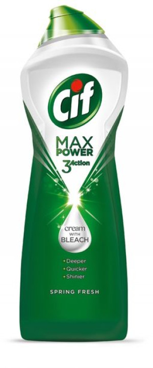 Cif Max Power Spring Mleczko Z Wybielaczem 1001 G