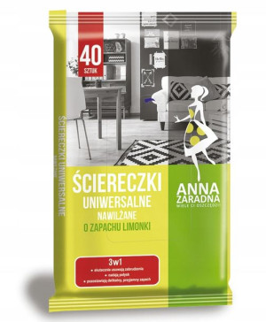 Ściereczki Nawilżane Uniwersalne Anna Zaradna 40