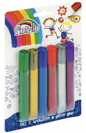 Klej Brokatowy 6 Kol X 13ml Gr-bk13 B6 Fiorello