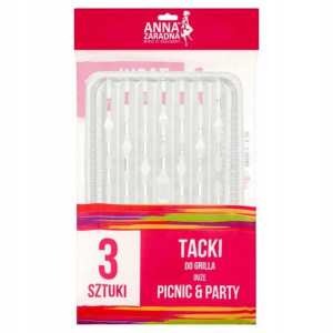 Tacki Do Grilla Aluminiowe 3 Sztuki Anna Zaradna