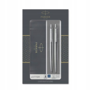 Parker Jotter Zestaw Duo Długopis Ołówek Stal Ct