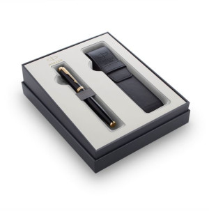 Zestaw Prezentowy Parker Im Black Gt Pióro + Etui