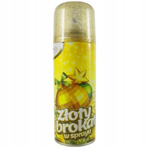 Brokat W Sprayu Areozol 250ml Złoty Brewis