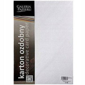 Papier Wizytówkowy Kora Biały 20szt 230g Galeria