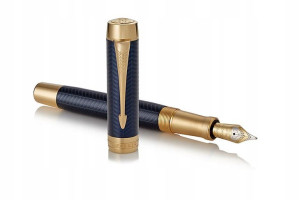 Parker Duofold Pióro Prestige Blue Chevron Gt