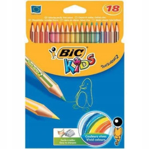 Kredki Conte Tropicolor 18 Kolorów Bic