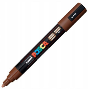 Marker Posca Pc-5m Uni Z Farbą Plakatową Brązowy