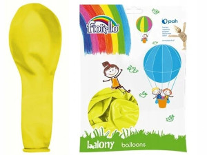 Balony Dekoracyjne 10'' Metal J. Żółty Fiorello