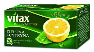 Herbata Vitax Inspirations Zielona Z Cytryną 20szt