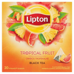 Herbata Lipton Piramidki Owoce Tropikalne 20 Szt.