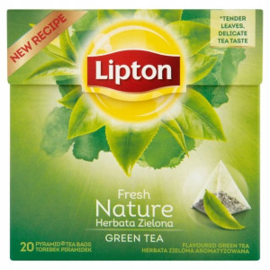 Herbata Lipton Piramidki Zielona 20 Torebek 28g