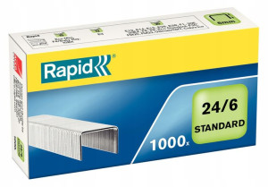 Zszywki Galwanizowane 24/6 1m Standard Rapid