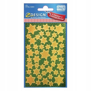 Naklejki Świąteczne Złote Gwiazdy Z-design 52806