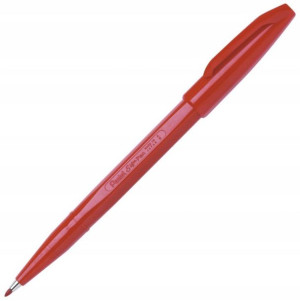 Pisak Kreślarski Sign Pen S520 Czerwony Pentel