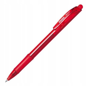Długopis Bk 417 0.7 Mm Klikany Czerwony Pentel
