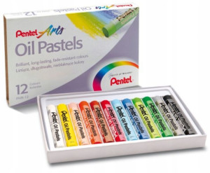Pastele Olejowe Olejne 12 Kolorów Phn12 Pentel