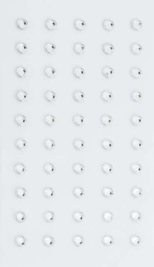 Kryształki Samoprzylepne 5mm Srebrne 50 Sztuk