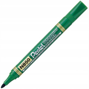Marker Permanentny N850 Okrągły Zielony Pentel